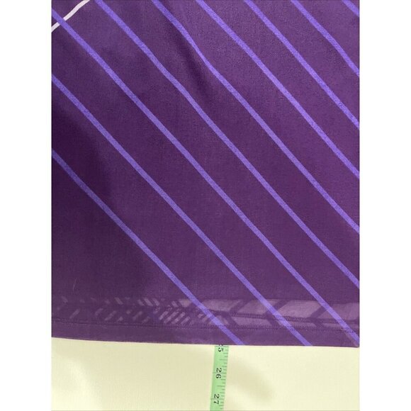 Express Womens Geometric Print Midi Skirt Size L Low Rise Y2K Psychedelic Retro - Picture 6 of 7